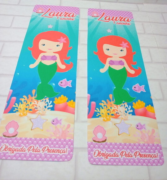 Card Personalizada Pequena Sereia Cute