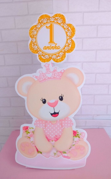Display de Mesa Ursinha Princesa
