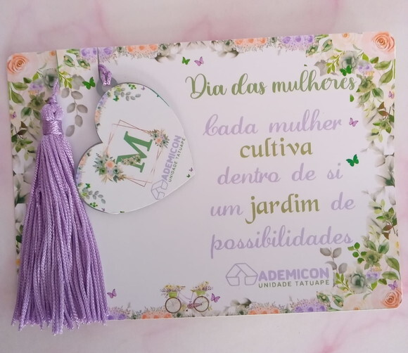 Espelho na Card Floral