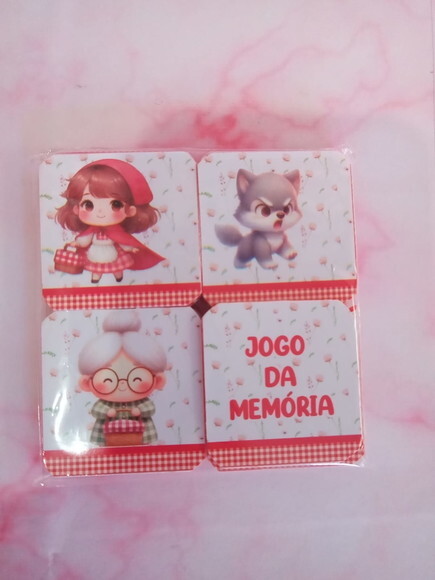 Jogo da Memória Chapeuzinho Vermelho