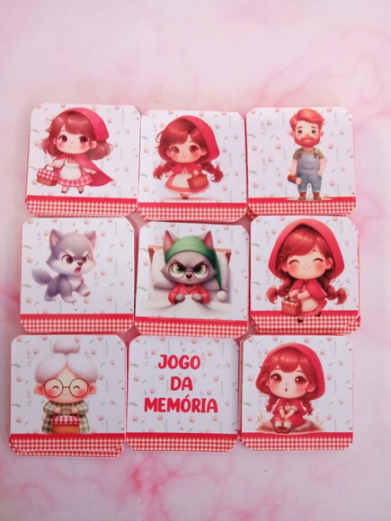 Jogo da Memória Chapeuzinho Vermelho