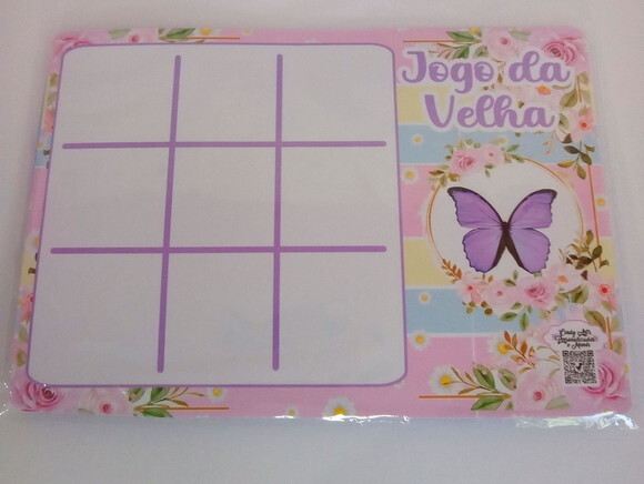 Jogo da Velha Borboleta Candy Color