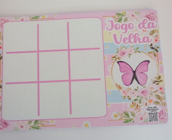 Jogo da Velha Borboleta Candy Color