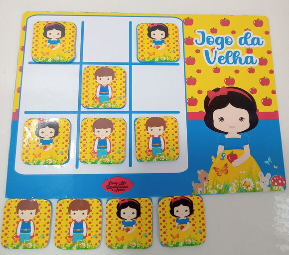 Jogo da Velha Branca de Neve Cute