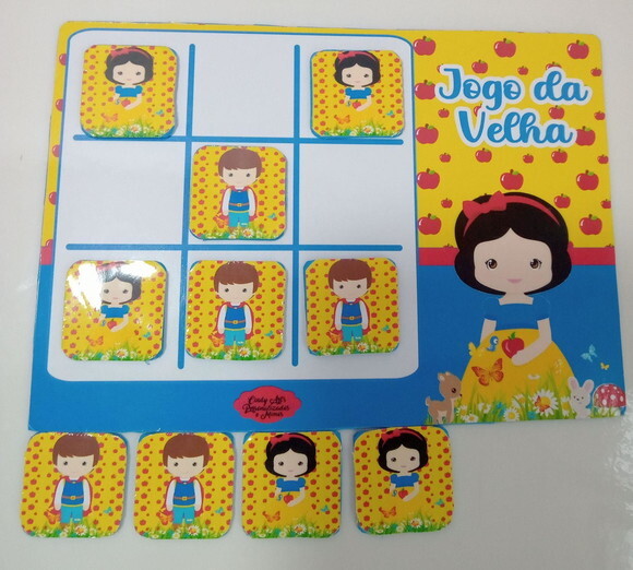 Jogo da Velha Branca de Neve Cute