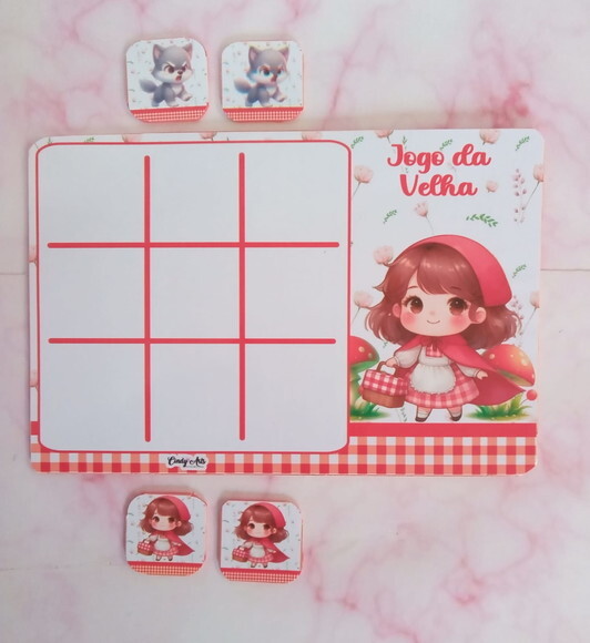 Jogo da Velha Chapeuzinho Vermelho