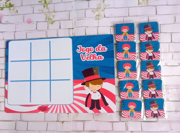 Jogo da Velha Circo Azul