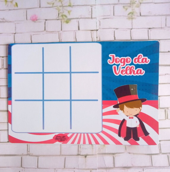 Jogo da Velha Circo Azul