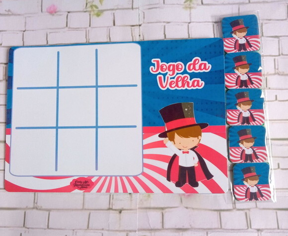 Jogo da Velha Circo Azul