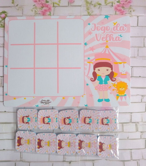 Jogo da Velha Circo Rosa
