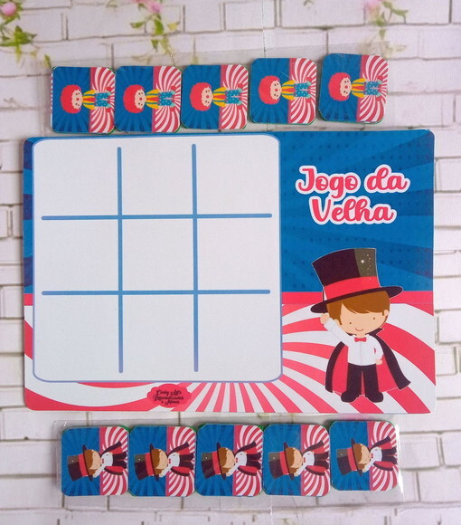 Jogo da Velha Circo Azul