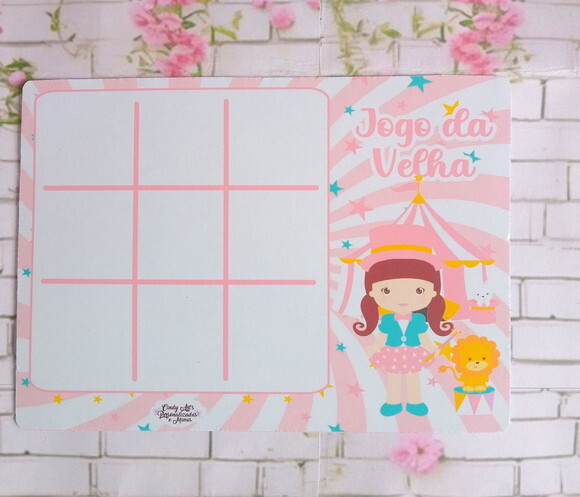 Jogo da Velha Circo Rosa