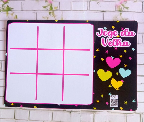Jogo da Velha Festa Neon