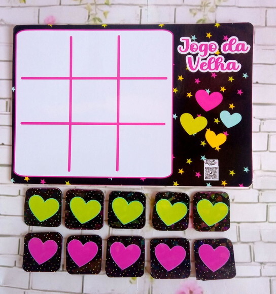Jogo da Velha Festa Neon