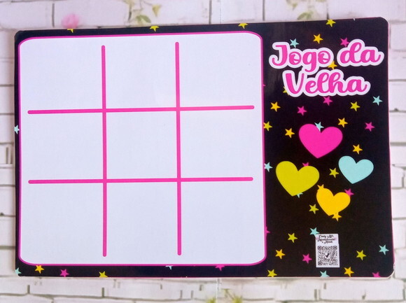 Jogo da Velha Festa Neon