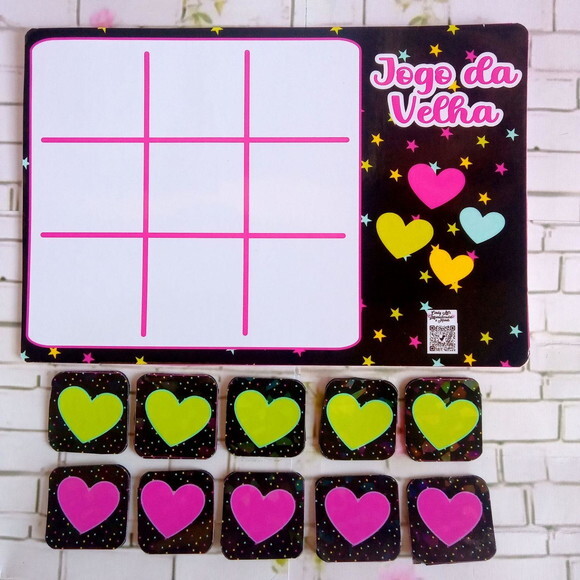 Jogo da Velha Festa Neon