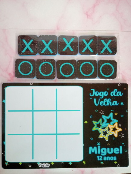 Jogo da Velha Festa Neon 2.1 Kit 10