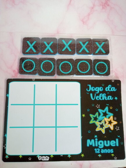 Jogo da Velha Festa Neon 2.1 Kit 10