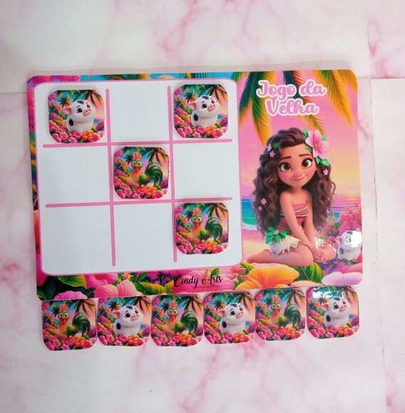Jogo da Velha Moana Cute
