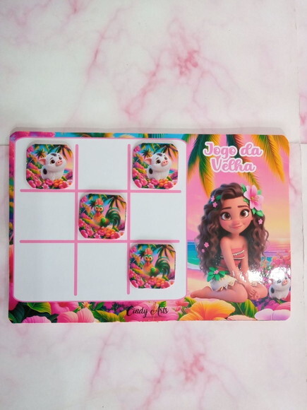 Jogo da Velha Moana Cute