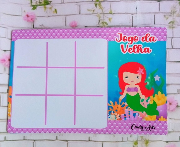 Jogo da Velha Pequena Sereia Cute 2.0