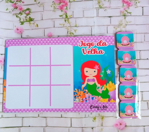 Jogo da Velha Pequena Sereia Cute 2.0