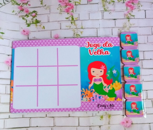 Jogo da Velha Pequena Sereia Cute 2.0