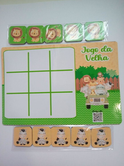Jogo da Velha Safari Menino