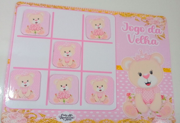 Jogo da Velha Ursinha Princesa