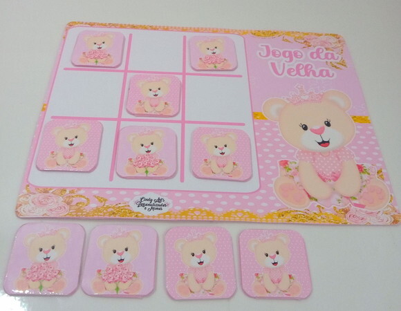 Jogo da Velha Ursinha Princesa