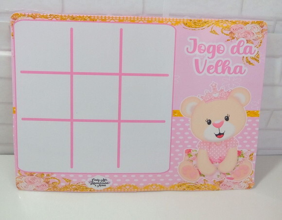 Jogo da Velha Ursinha Princesa