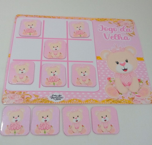 Jogo da Velha Ursinha Princesa