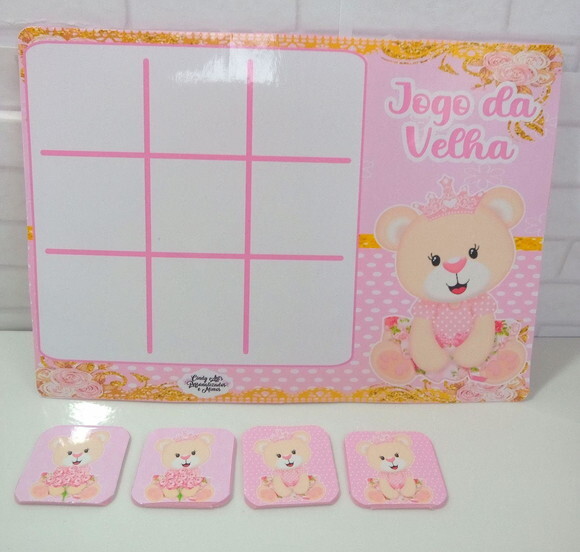 Jogo da Velha Ursinha Princesa