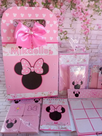 Kit Diversão Jardim da Minnie Rosa