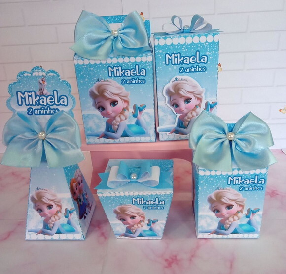 Kit Festa 20 Caixas Frozen Cute
