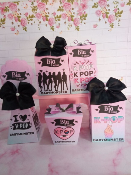 Kit Festa 35 Caixas Personalizadas