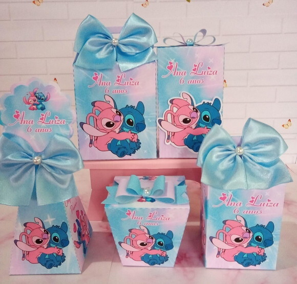 Kit Festa 35 Caixas Personalizadas