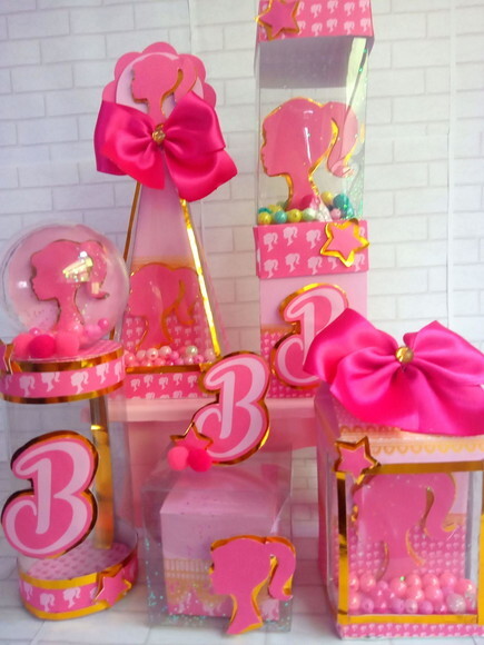 Kit Festa Barbie Luxo 25 Caixinhas