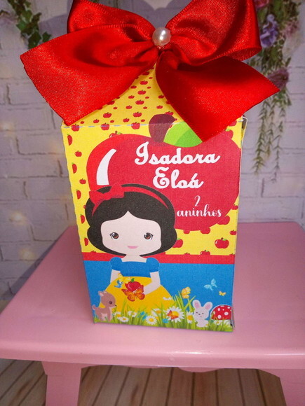 Kit Festa Branca de Neve Cute 50 Caixas