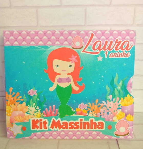 Kit Massinha de Modelar e Cortadores Pequena Sereia
