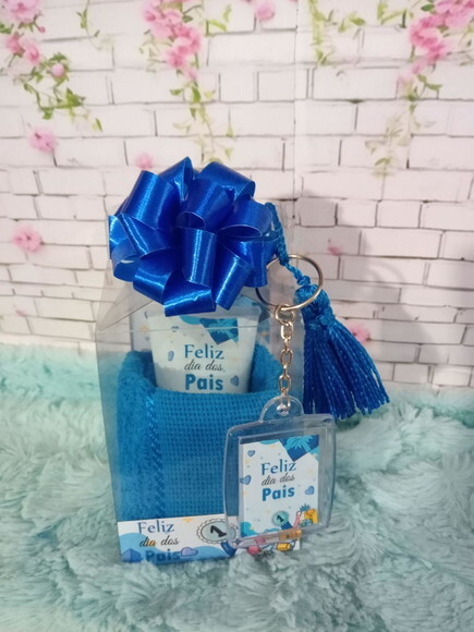 Kit Toalhinha e Hidratante Personalizados Dia dos Pais
