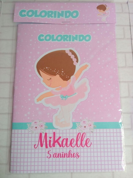 Livro de Colorir Bailarina