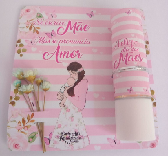 Manteiga de Cacau e Bouquet na Card Dia das Mães