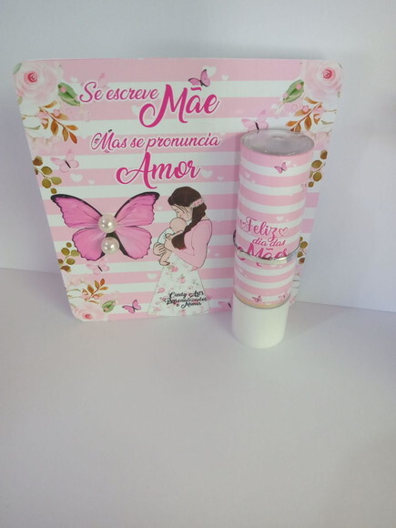 Manteiga de Cacau e Brinco na Card Dia das Mães