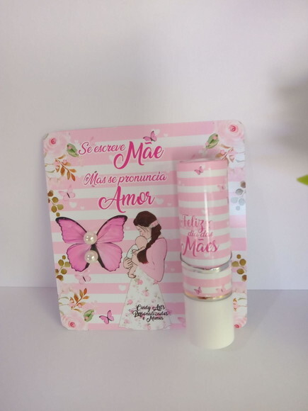 Manteiga de Cacau e Brinco na Card Dia das Mães