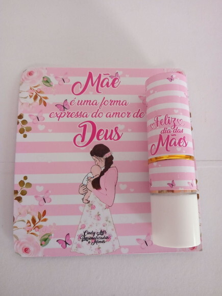 Manteiga de Cacau e Brinco na Card Dia das Mães