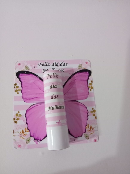 Manteiga de Cacau na Card -dia da Mulher -protetor Labial