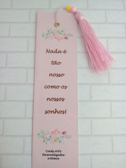 Marca Página com Pompom Tassel