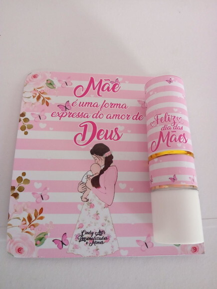 Manteiga de Cacau na Card Dia das Mães -jardim