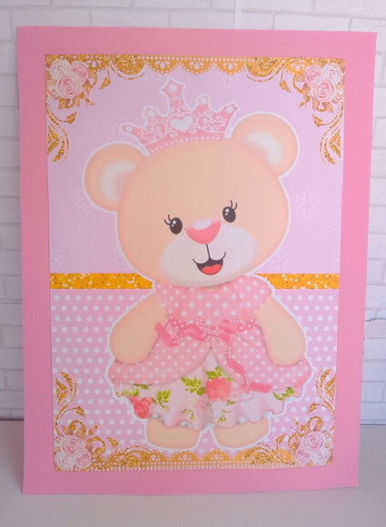 Painel Ursinha Princesa
